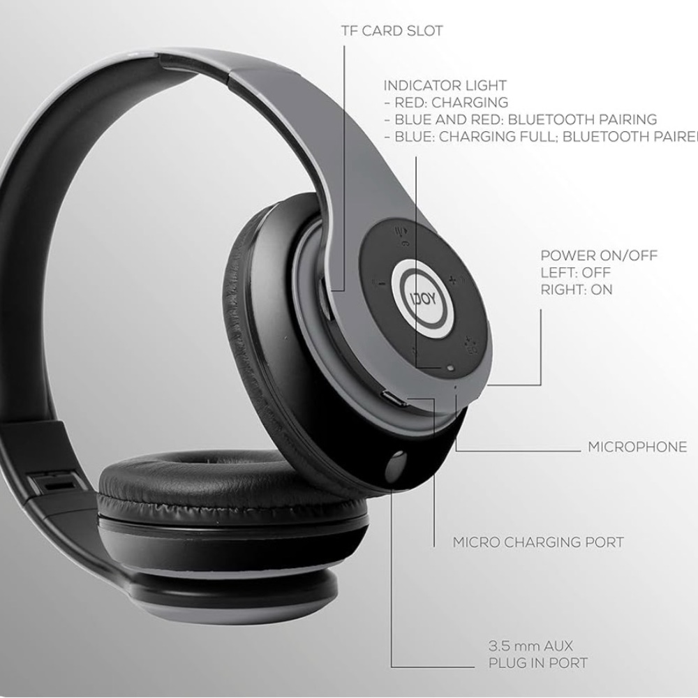 iJoy Bluetooth headphones